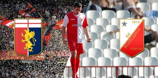 Danijel Aleksić (Fotografija navijaca FC Genoa preuzeta sa sajta www.corrieredellosport.it)